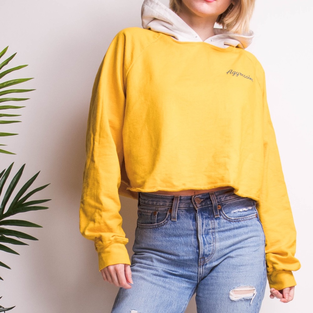 LAST ONE! Tuesday Bassen Aggressive crop sweater - Picture 3 of 8